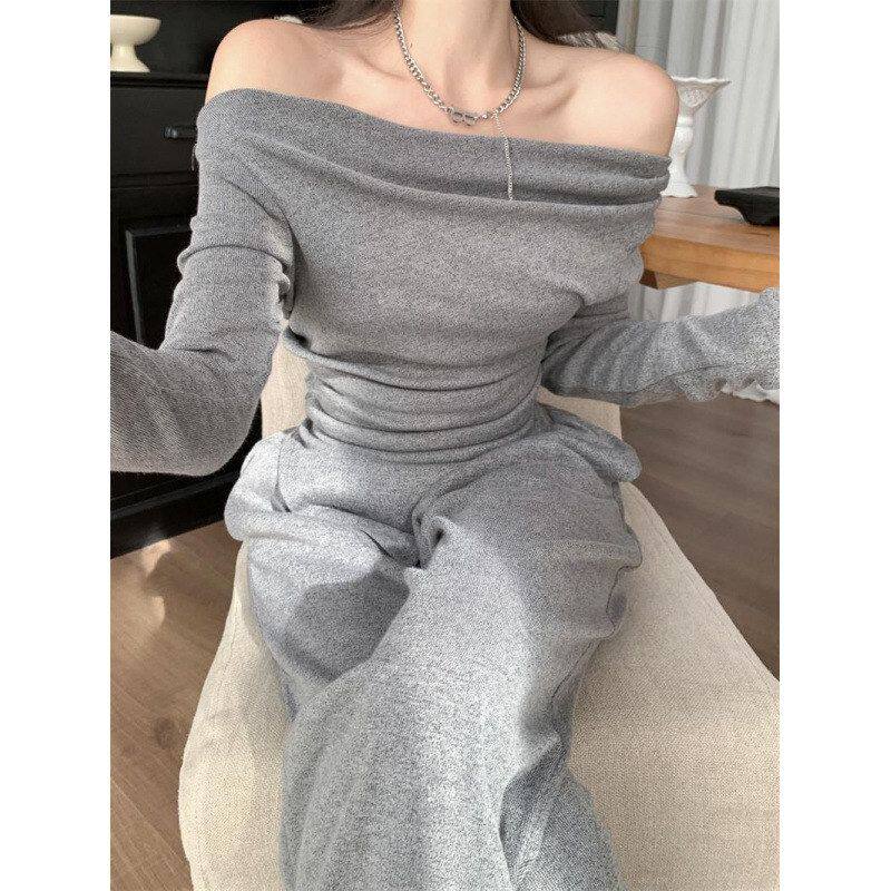 新款裤子两件套一整套套装针织高级感2026年搭上衣搭配秋冬穿