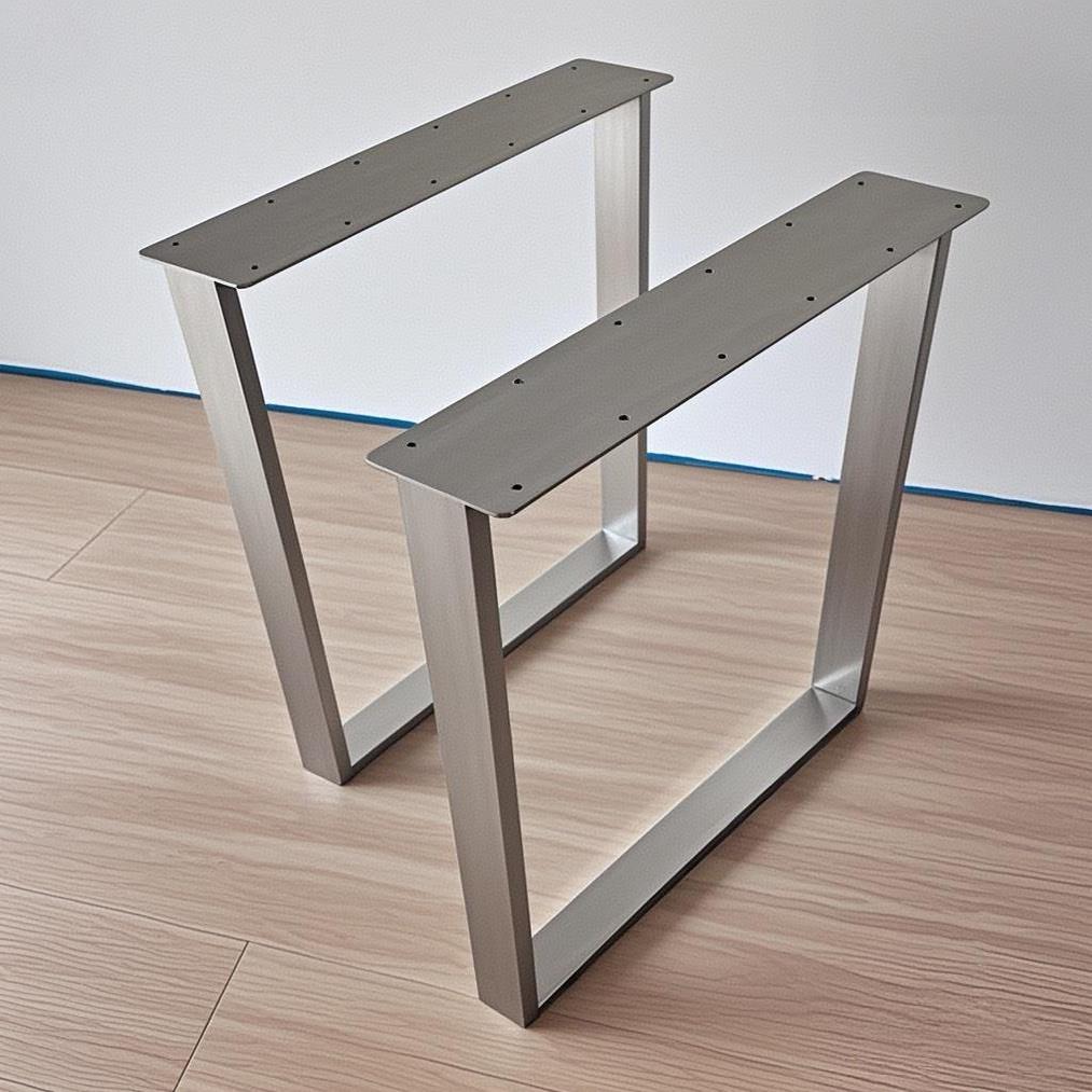 不锈钢桌腿大板支架桌子腿餐台脚支架口字型吧台腿支撑腿书桌桌架