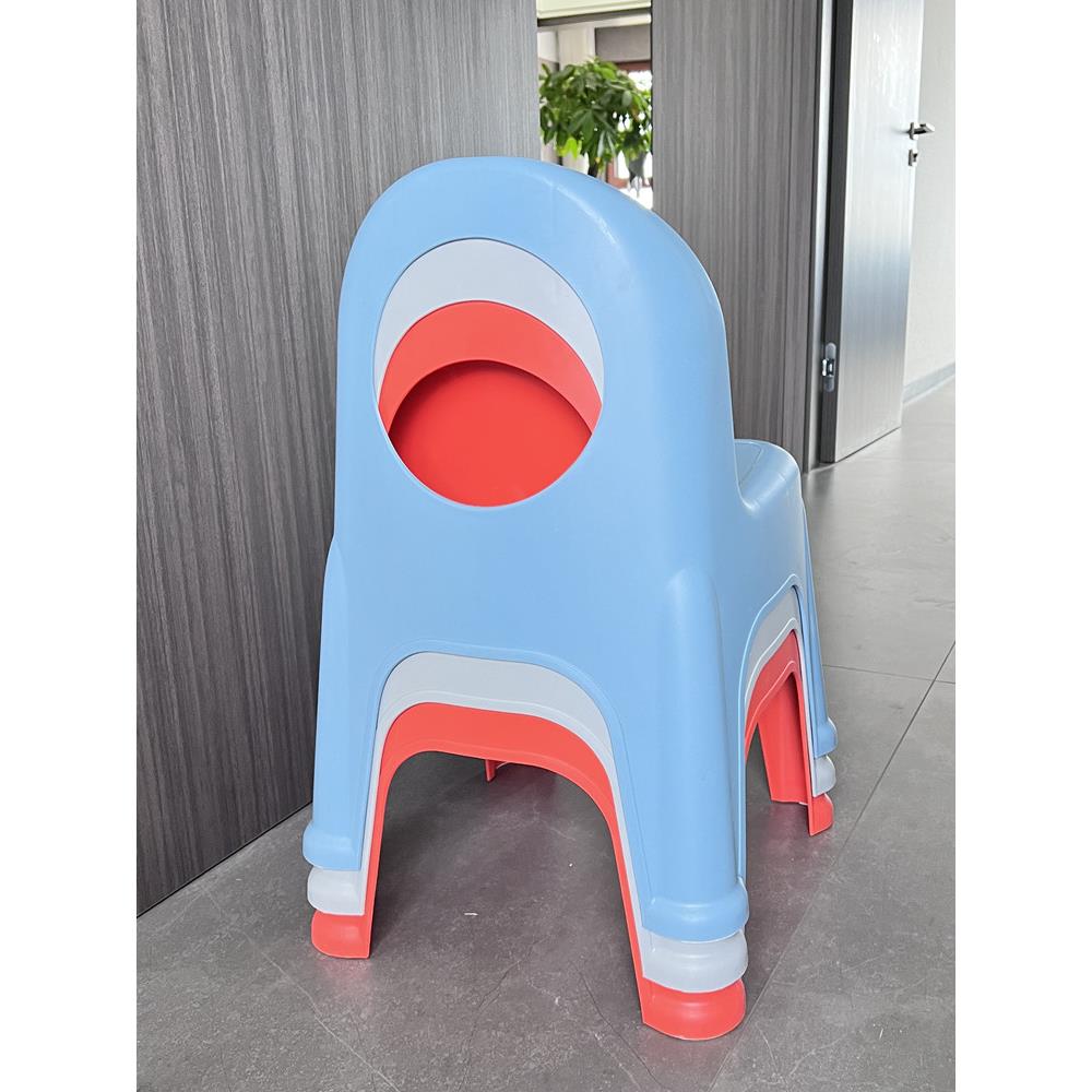 北欧时尚塑料加厚凳子儿童靠背椅家用茶几矮凳浴室宝宝防滑小椅子