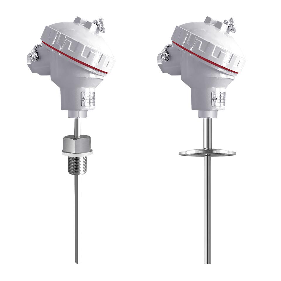 PCT200 4-20mA高精度一体化温度变送器 铠装式Pt100温度传感器