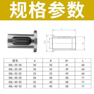 刀柄变径套OSL32 OSL油路刀柄转换套侧固式 25高精度U钻刀套车床用