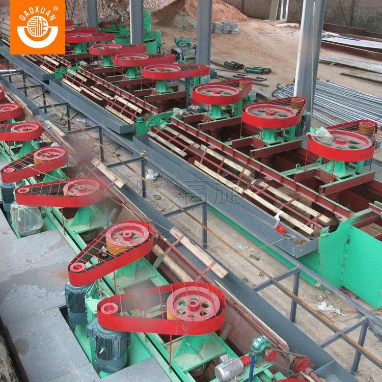 自吸式铅锌金铜钨矿用浮选机多槽贵金属浮选设备钼矿浮选工艺