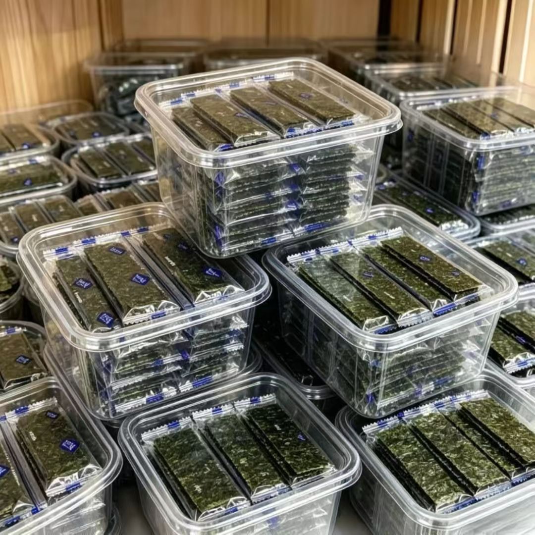 抢480 片】即食海苔片调味原味海苔烤紫菜寿司儿童女士解馋小零食