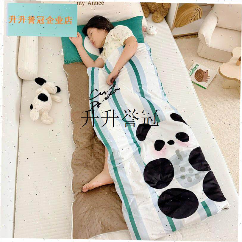 秋冬卡通儿童睡袋豆豆绒保暖加厚防踢I被子幼儿园午睡被婴幼儿冬,