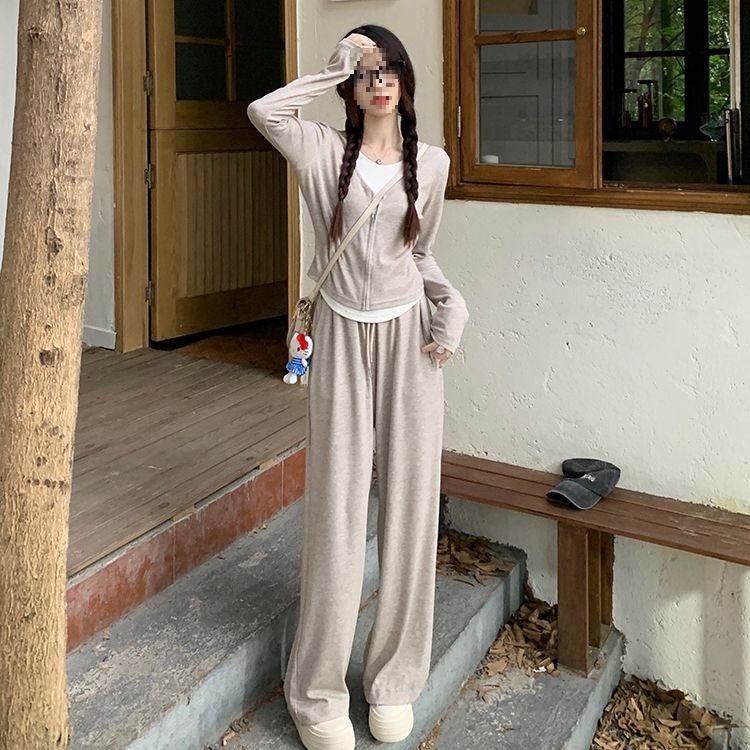 休闲运动套装女秋冬新款