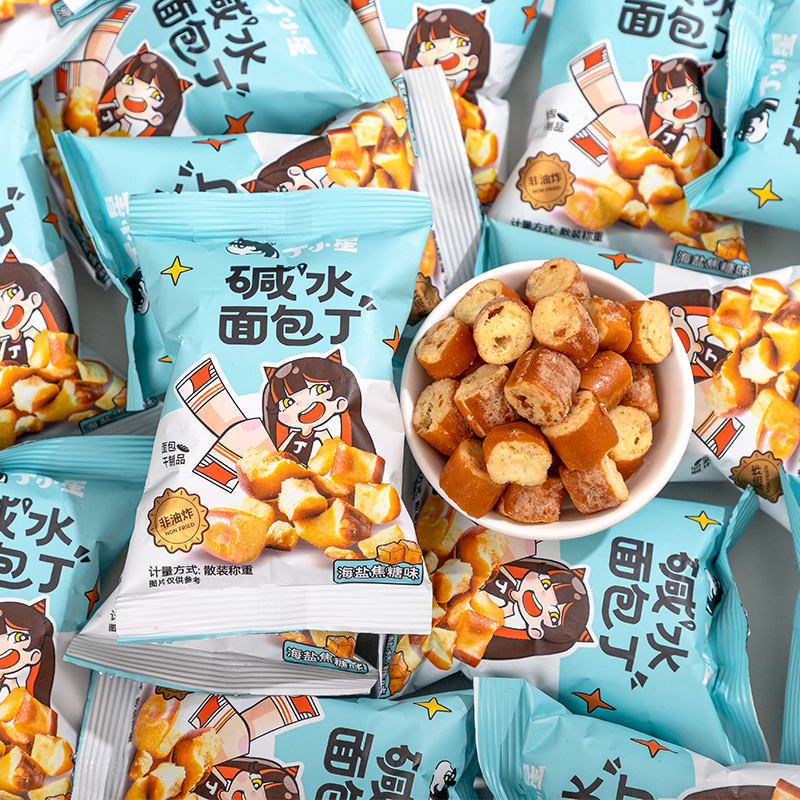 优乐麦碱水面包丁海盐焦糖味