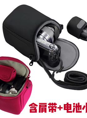 适用索尼ILCE-A6400 A6500 A6600 A5000 A5100微单相机包保护套