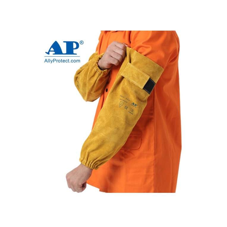 友盟AP-9119焊接套袖 阻燃布材质 电焊手袖带魔术贴 长48cm1副