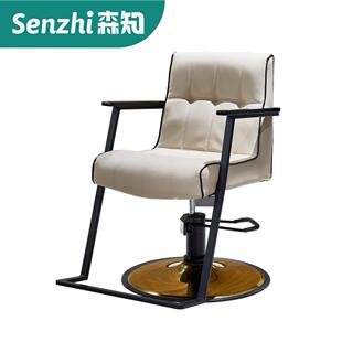 新款简约日系理发店发廊专用美发椅子美式旋转升降剪发凳直销