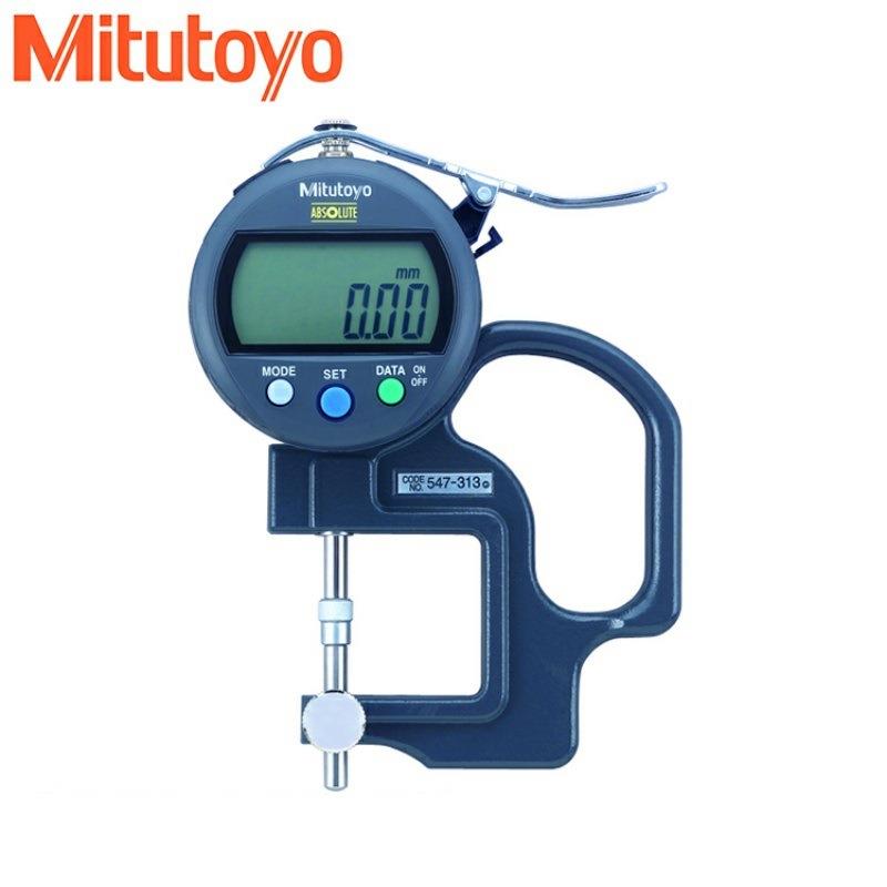 三丰数显测厚规547-313厚度计Mitutoyo数显厚度表可换测砧测厚规