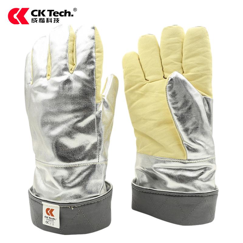 成楷科技CKS-IKRR15-38耐高温手套工业防500度隔热防烫不掉毛屑