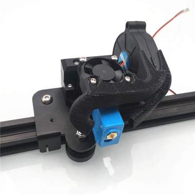 Ender3/CR-10 bowden V6 Volcan挤出机热端组件 12/24V风扇1.75mm