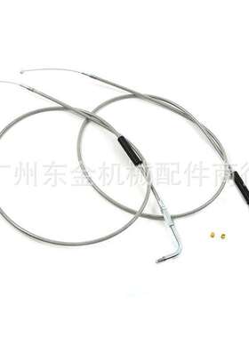 不锈钢 油门线 拉索适用于哈雷通用DYNA Softail883xl1200x48