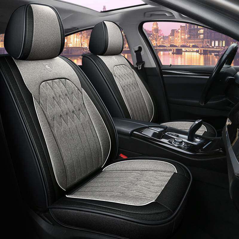 欧玛奴21年新款全包卡通亚麻四季通用汽车坐垫