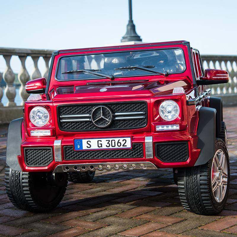 双人超大奔驰G儿童电动汽车可坐大人遥控四轮宝宝小孩玩具越野车