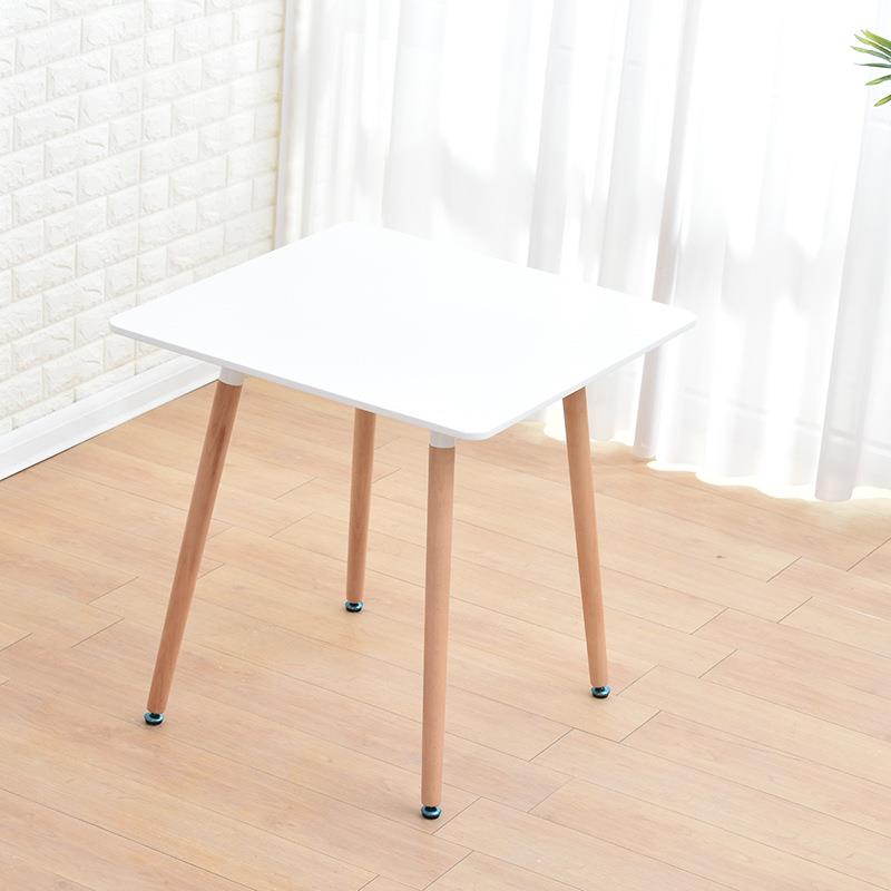 北欧电脑桌台式家用学习办公写字桌正方形简易现代卧室儿童实木桌