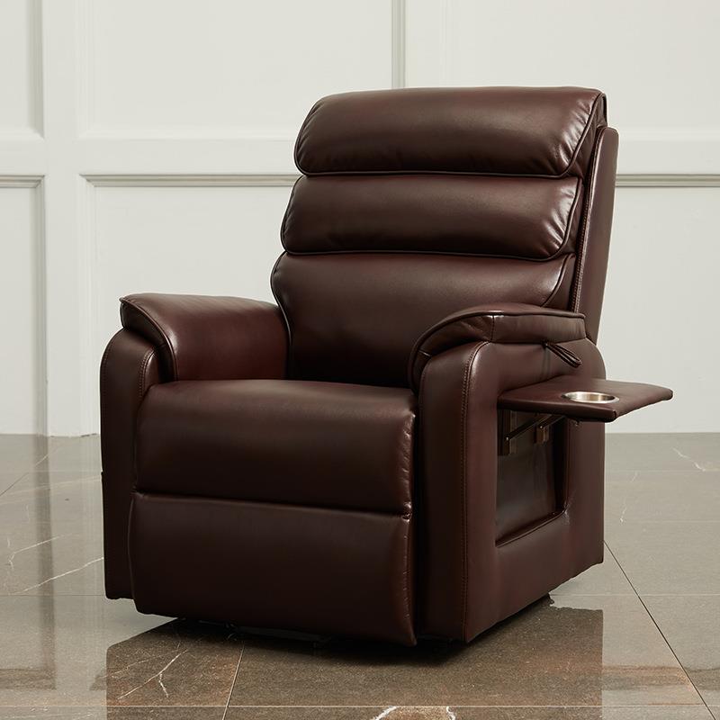 家用电动升降椅老人椅平放双电机无限位置带加热按摩带托盘呼吸革