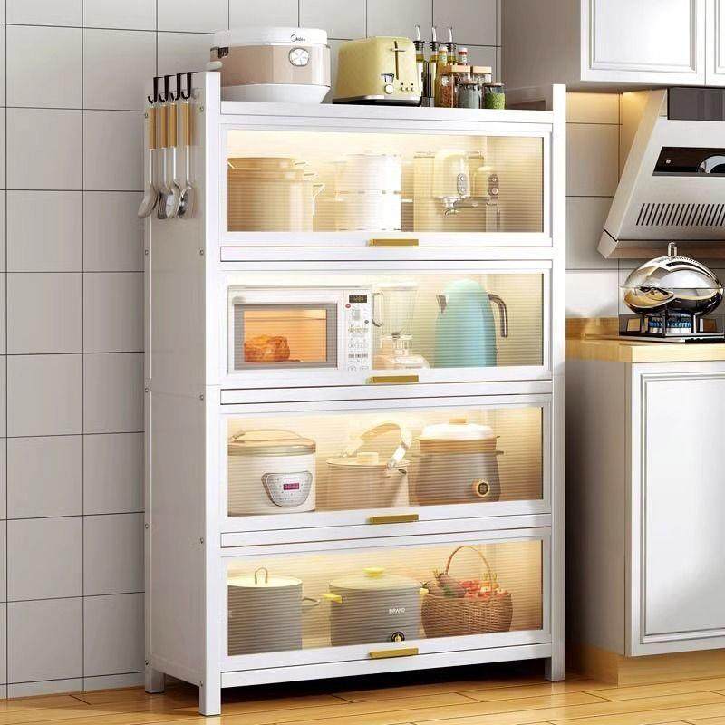 家用翻盖厨房置物架多层收纳柜子多功能碗餐边柜储物柜耐用,特色手工艺,其他特色工艺品,淘宝优惠券,粉丝福利购,淘宝优惠卷