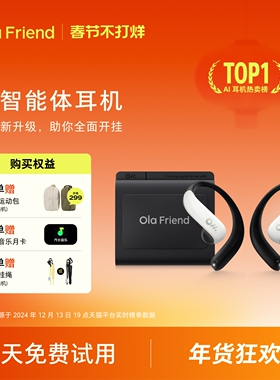 Ola Friend字节跳动豆包AI智能体耳机开放式不入耳舒适运动无线