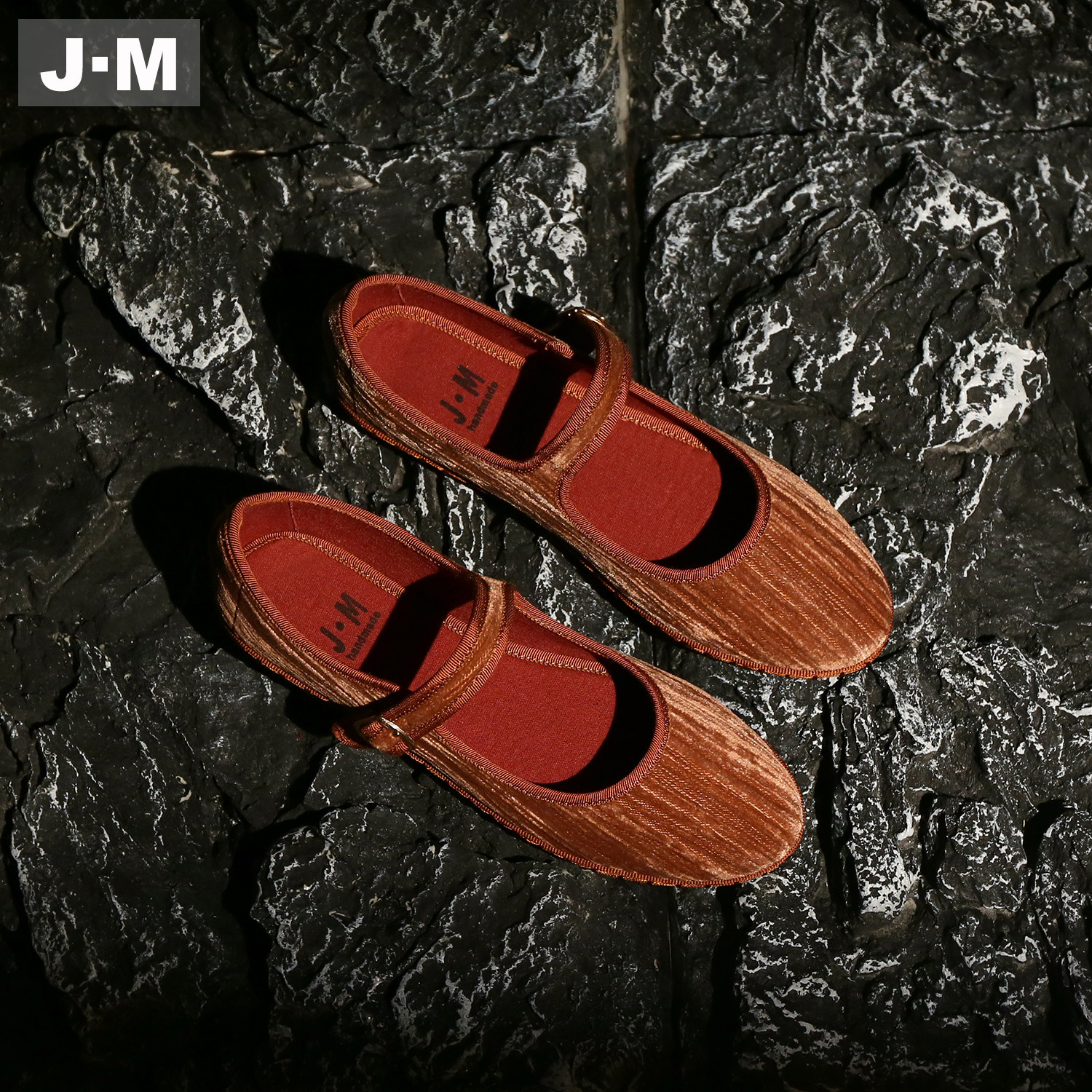 J·M丝绒一字带玛丽珍女鞋2026新款亚麻平底鞋百搭舒适大码奶奶鞋,女鞋,玛丽珍鞋,淘宝优惠券,粉丝福利购,淘宝优惠卷