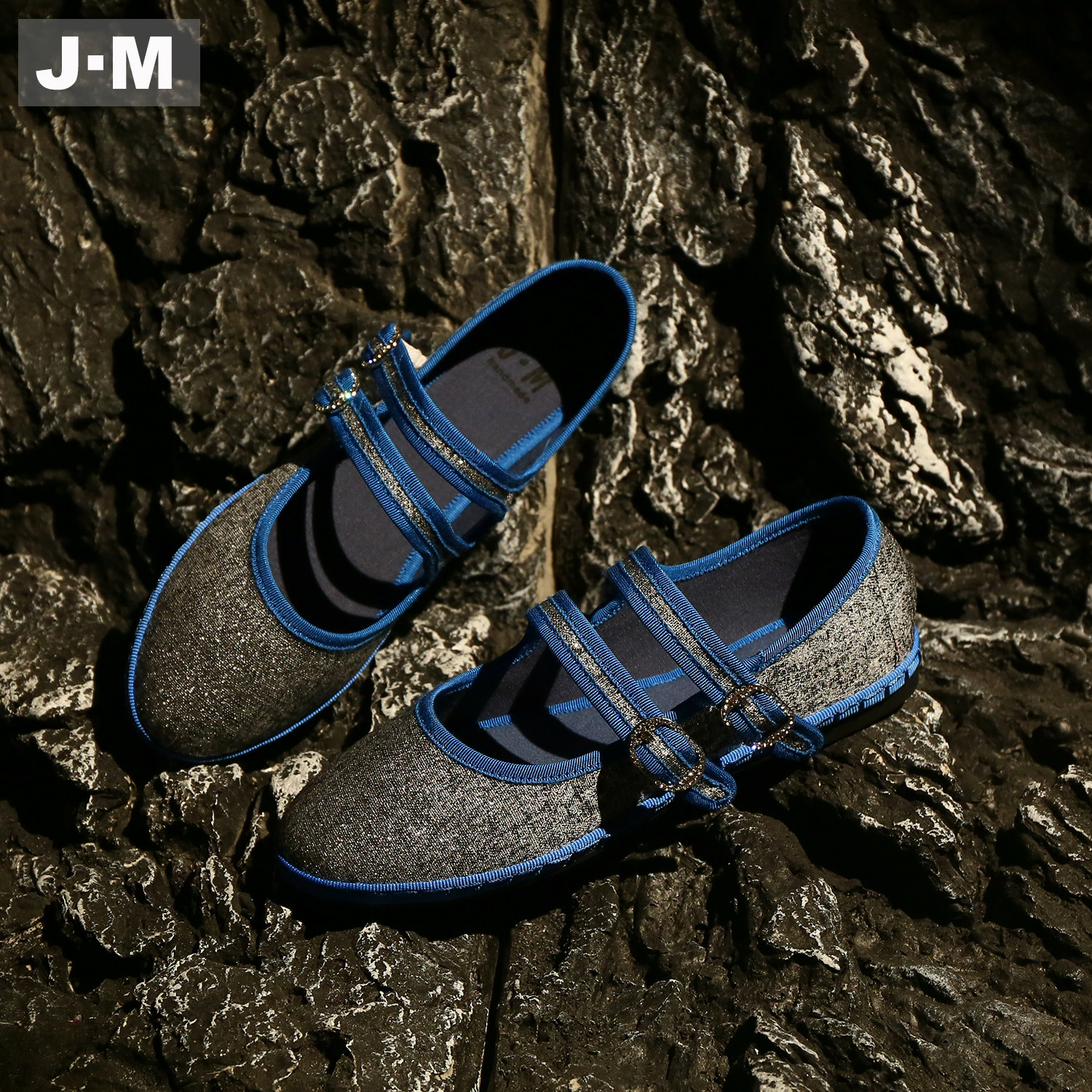 J·M（服装鞋帽）双带一字扣玛丽珍鞋女2026新款浅口百搭平底单鞋,女鞋,玛丽珍鞋,淘宝优惠券,粉丝福利购,淘宝优惠卷