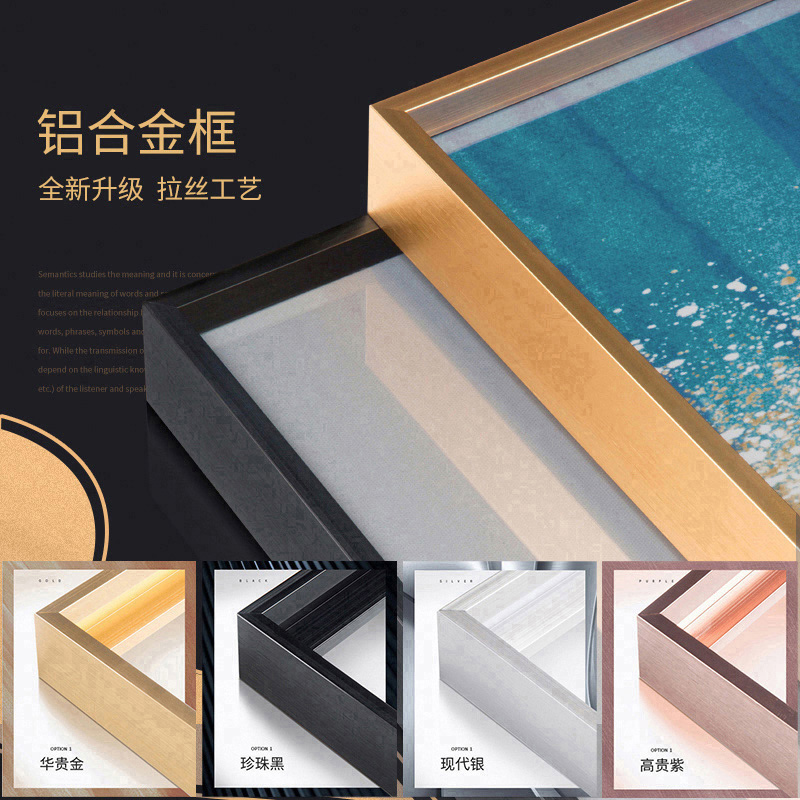 入户玄关装饰画轻奢壁画客厅挂画长条竖版别墅复式发财鹿背景墙画图片