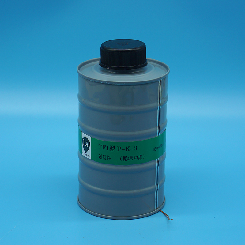 唐人TF1型P-K-3氨用防毒面具过滤罐全面罩防液氨/硫化氢4号滤毒罐