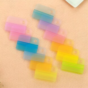 巨门多功能分类分页夹随意夹食品袋密封夹便利夹标签夹标注书签贴