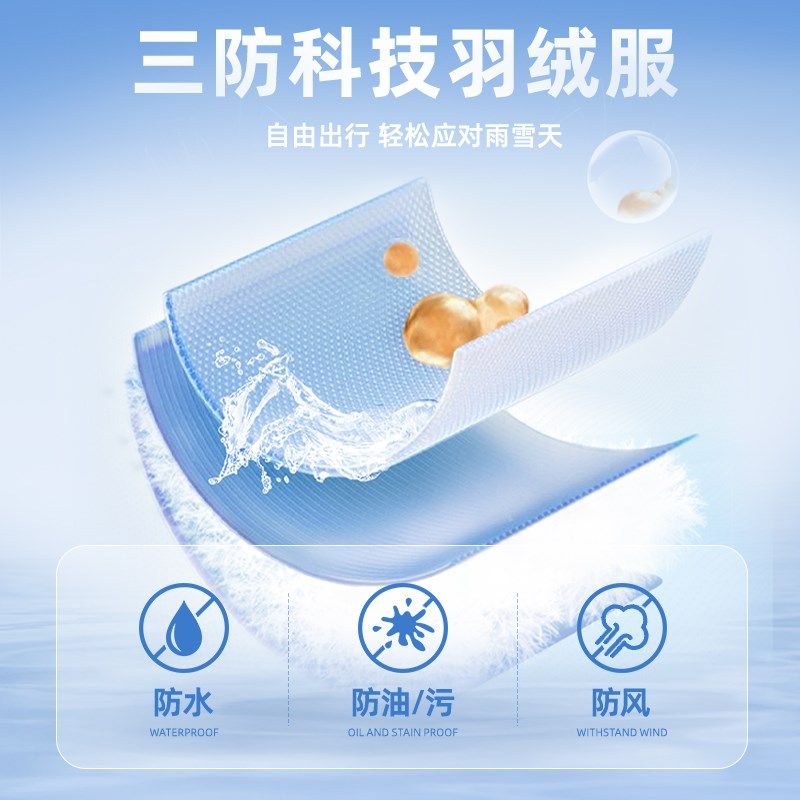 棉致女童羽绒服2024新款冬季加绒加厚保暖女大童棉服儿童面包服女