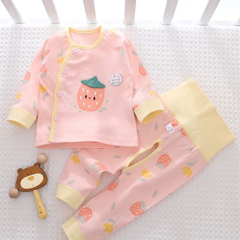 新生婴儿纯棉秋衣卫生裤套装两件式内衣1岁男女宝宝高腰护肚开裆,童装/婴儿装/亲子装,家居服套装,淘宝优惠券,粉丝福利购,淘宝优惠卷