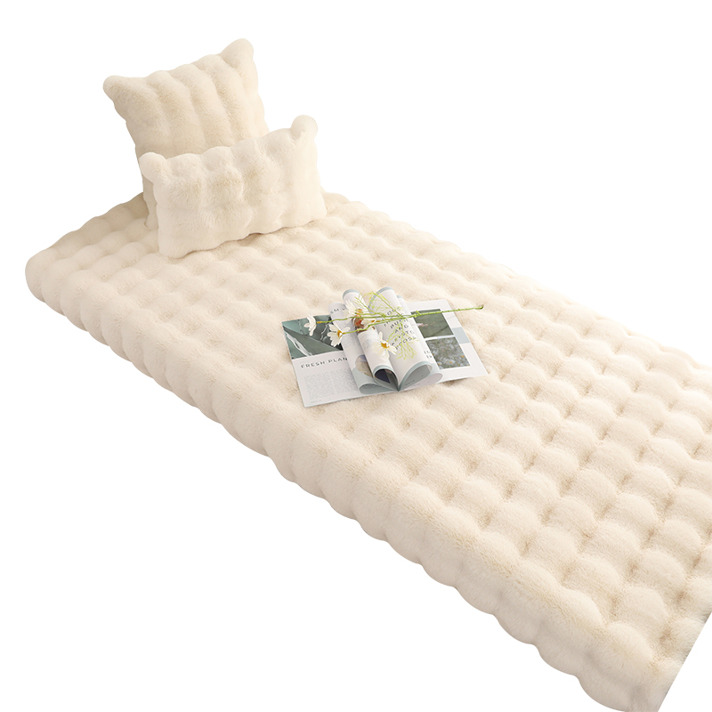 极速飘窗垫窗台垫202q3冬季新款泡泡毛绒网红卧室阳台加厚垫子高