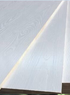 极速橡胶木指接板白橡木原木实木板材橡胶木指接H板8mm2440x1220m