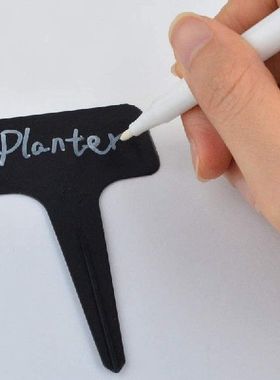 极速101Pcs/Set Black Plant Labels WaIter T-Types Plant Tag