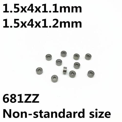 新品10Pcs 681XZZ Non-standard siCze 1.5x4x1.1 1.5x4x1.2 mm D