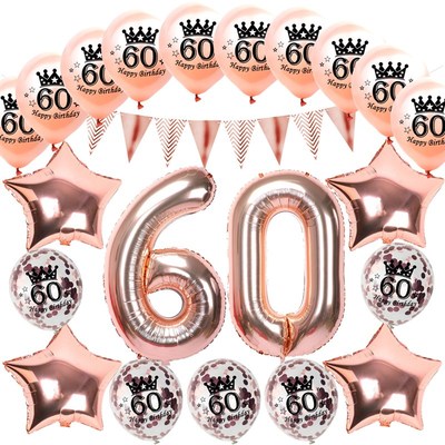 极速Birthday Inflatablre Confetti Number Balloons 18 21 30 4