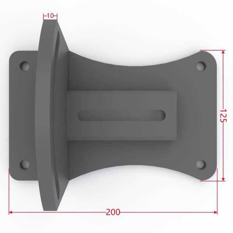极速水钻打孔g机斜孔底座可调节台式钻床机斜孔底座打孔专用超厚