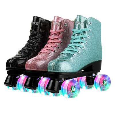 极速2022 New Style Quad Roller Skates WoKmen Grils Artificia