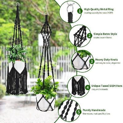 极速Plant Hangers 6Pack Hanging PlaGnters For Indoor Plants