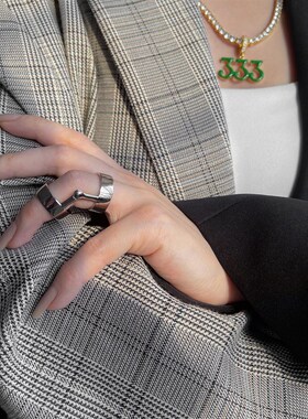极速Gothic Knuckle Rings For Women Metal BendabRle Finger Ri