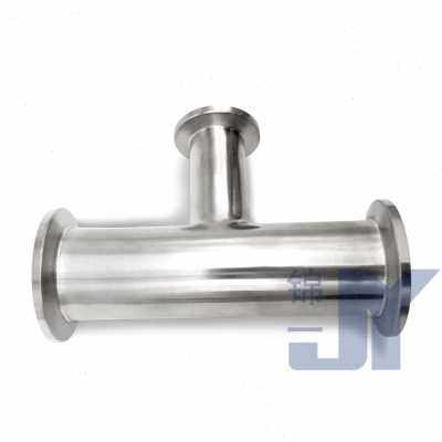 极速高真空变径三通l304不锈钢管件设备卡箍快装异径法兰KF16 25