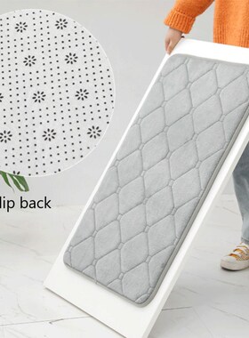 极速Inyahome Memory Foam Bath Mat SEuper Water Absorption Ma
