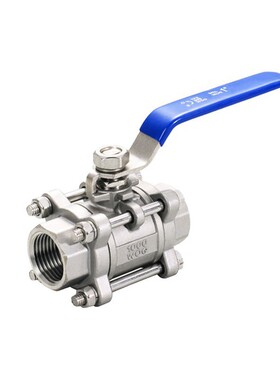 极速2023201 304 316L不锈y钢三片式球阀 3PC内丝内螺纹Q11F-16P