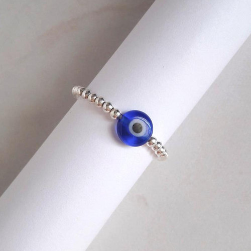 极速t Anxiety Ring Demont Turkish Eye Ring Handmade Jewelry