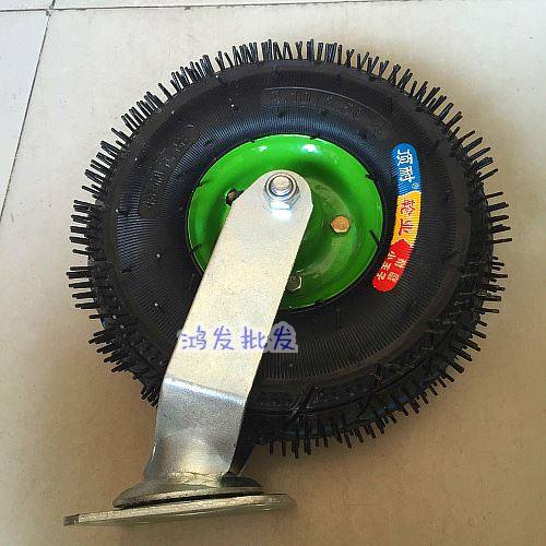 极速。10寸万向充气轮胎 4.1v0/3.50-4打气加厚轮胎 另有6寸8寸转