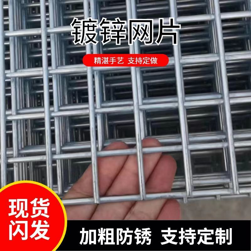 极速镀锌铁丝网片k围栏加粗养殖网鸡鸽兔狗笼隔离防护网小孔建筑