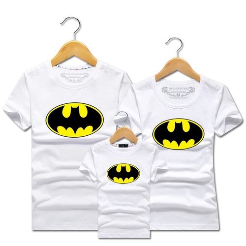 极速couple t-shirlt2018fashion batman sweethearts outfit shi