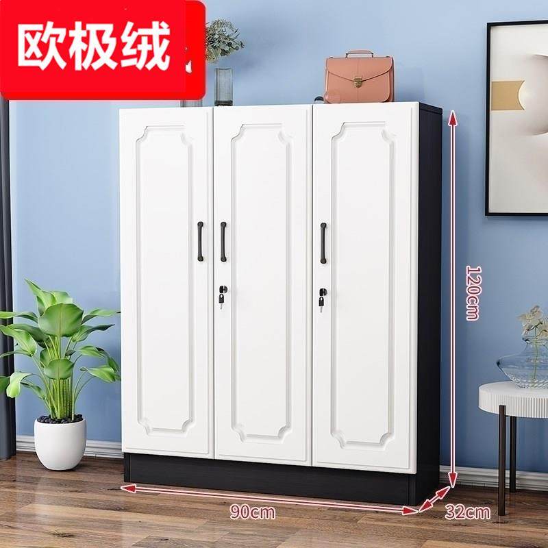 极速新品鞋柜带锁门外柜欧式x家用大容量门厅收纳柜室U外防盗木质