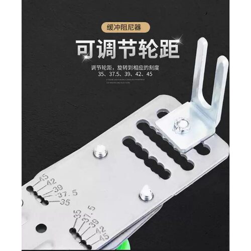 移门阻尼器缓冲器 欧艾斯衣柜推拉门缓冲器缓慢关闭定位器 2支价