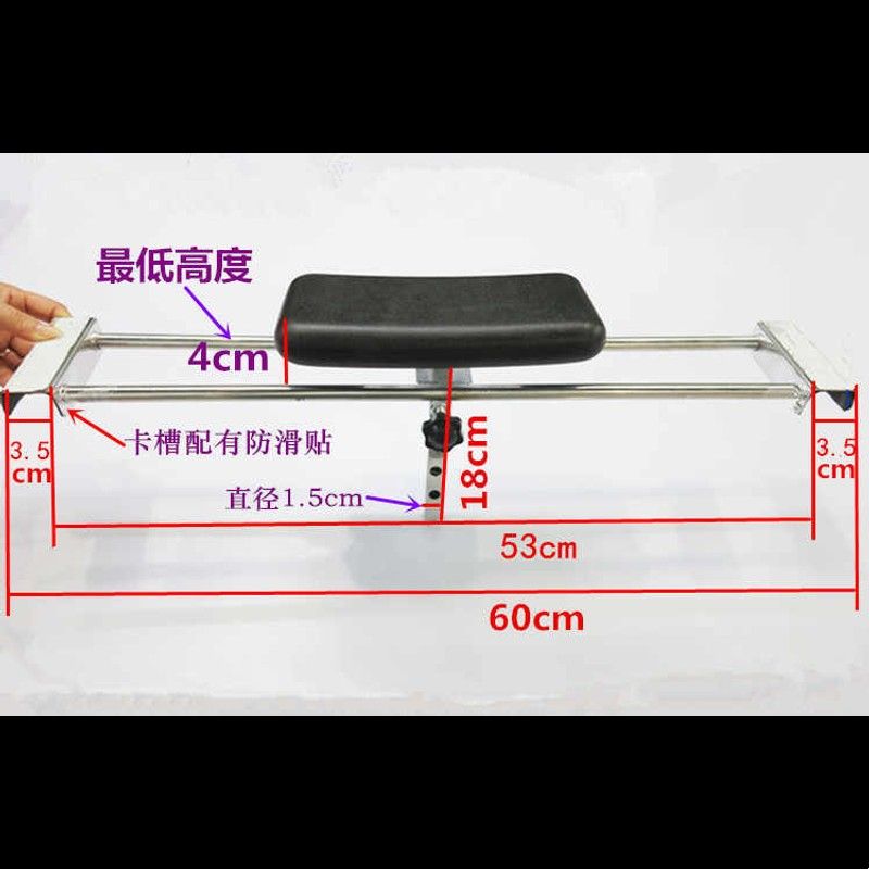 洗头床枕头廊泰式洗头床枕头配件洗头床头枕不锈钢长架胶管枕头图片