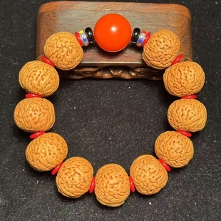 野生桃枭手串桃核纯高端成品驱邪小男士女款真太行山桃霄秦岭精品